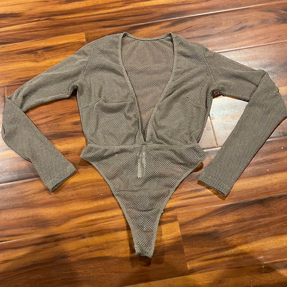ASOS lavender mesh bodysuit